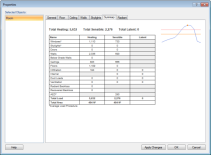 Cooling Load Calculations Screenshot